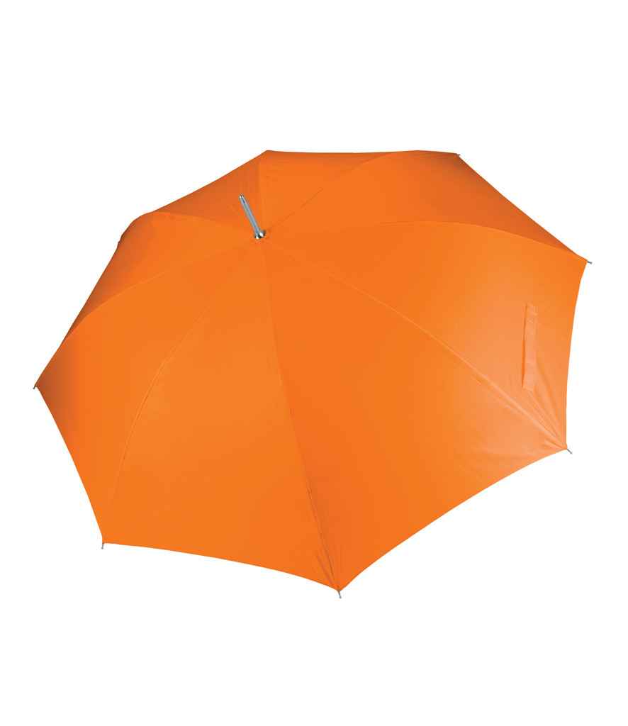 Kimood Golf Umbrella in ONE Orange by Kimood — Custom branded clothing by Print Press, featuring premium embroidery produced in our specialist print lab in the UK.