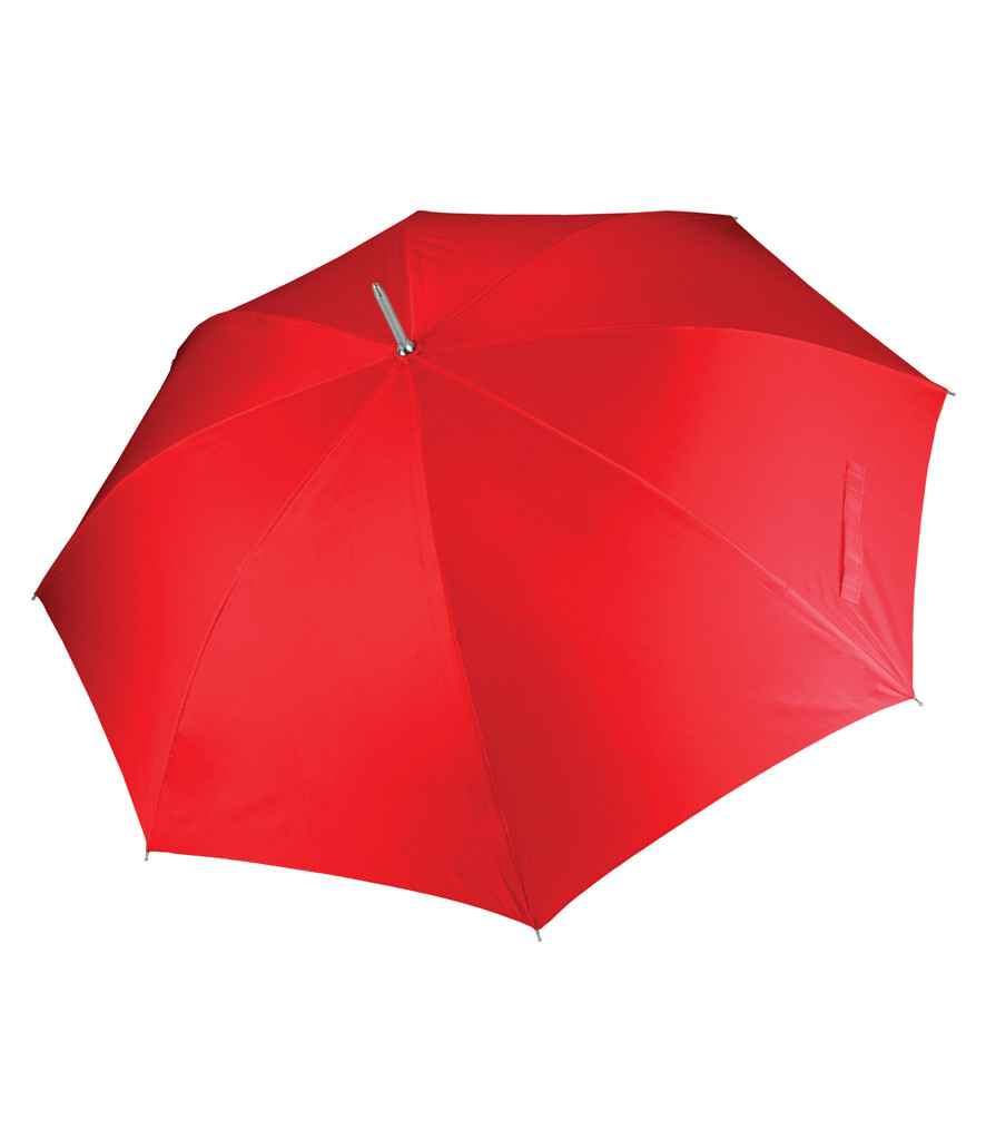 Kimood Golf Umbrella in ONE Red by Kimood — Custom branded clothing by Print Press, featuring premium embroidery produced in our specialist print lab in the UK.