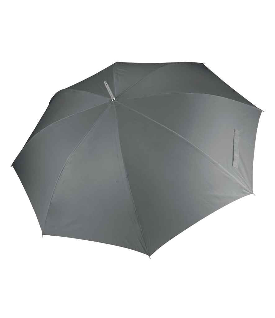 Kimood Golf Umbrella in ONE Slate Grey by Kimood — Custom branded clothing by Print Press, featuring premium embroidery produced in our specialist print lab in the UK.