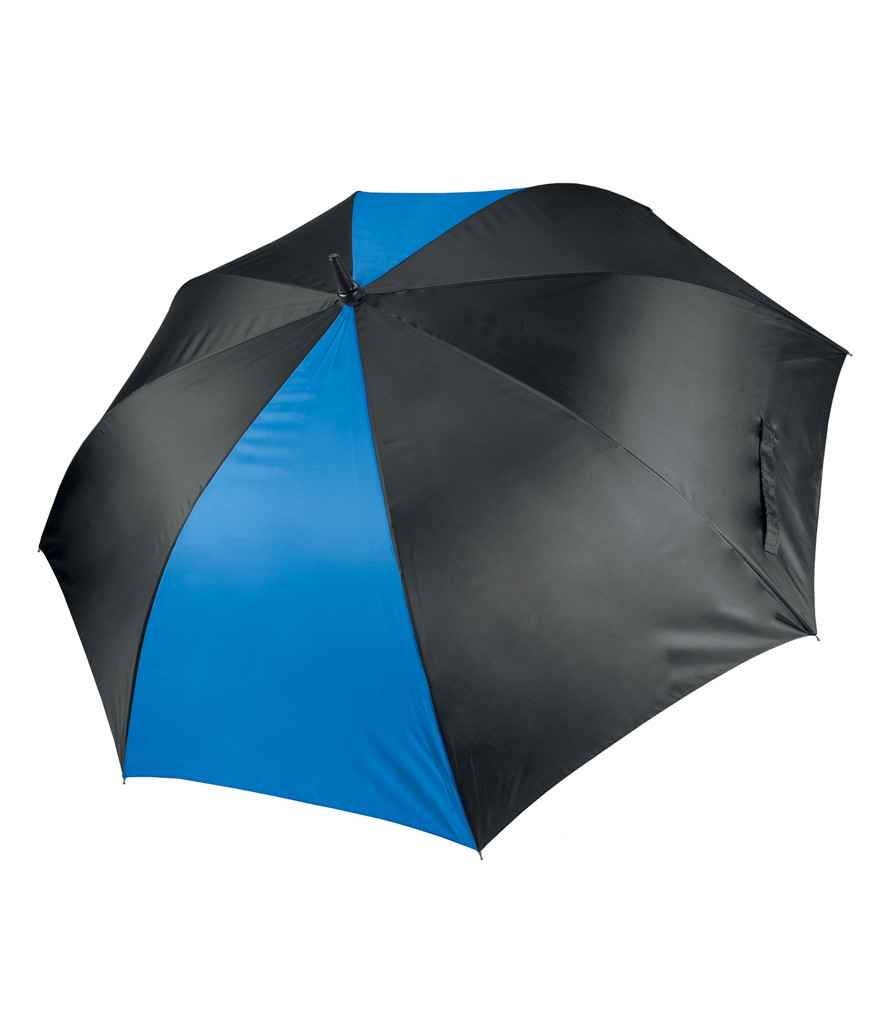 Kimood Large Golf Umbrella in ONE Black Royal Blue by Kimood — Custom branded clothing by Print Press, featuring premium embroidery produced in our specialist print lab in the UK.