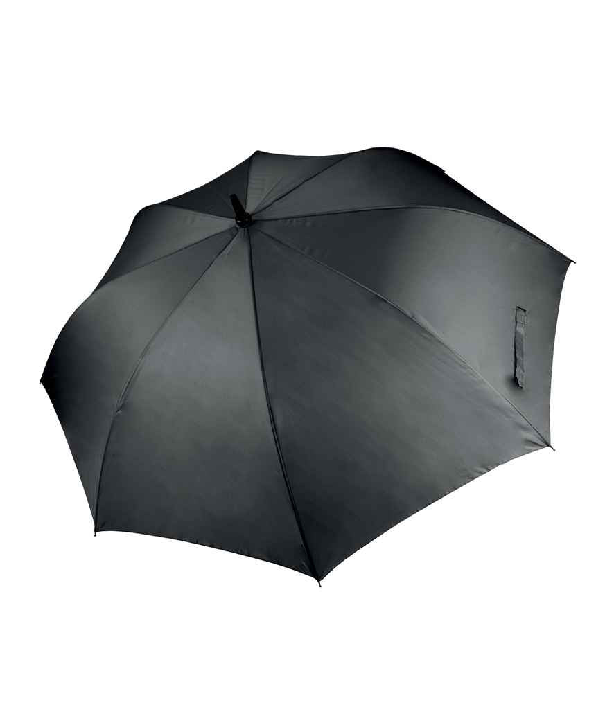 Kimood Large Golf Umbrella in ONE Black by Kimood — Custom branded clothing by Print Press, featuring premium embroidery produced in our specialist print lab in the UK.
