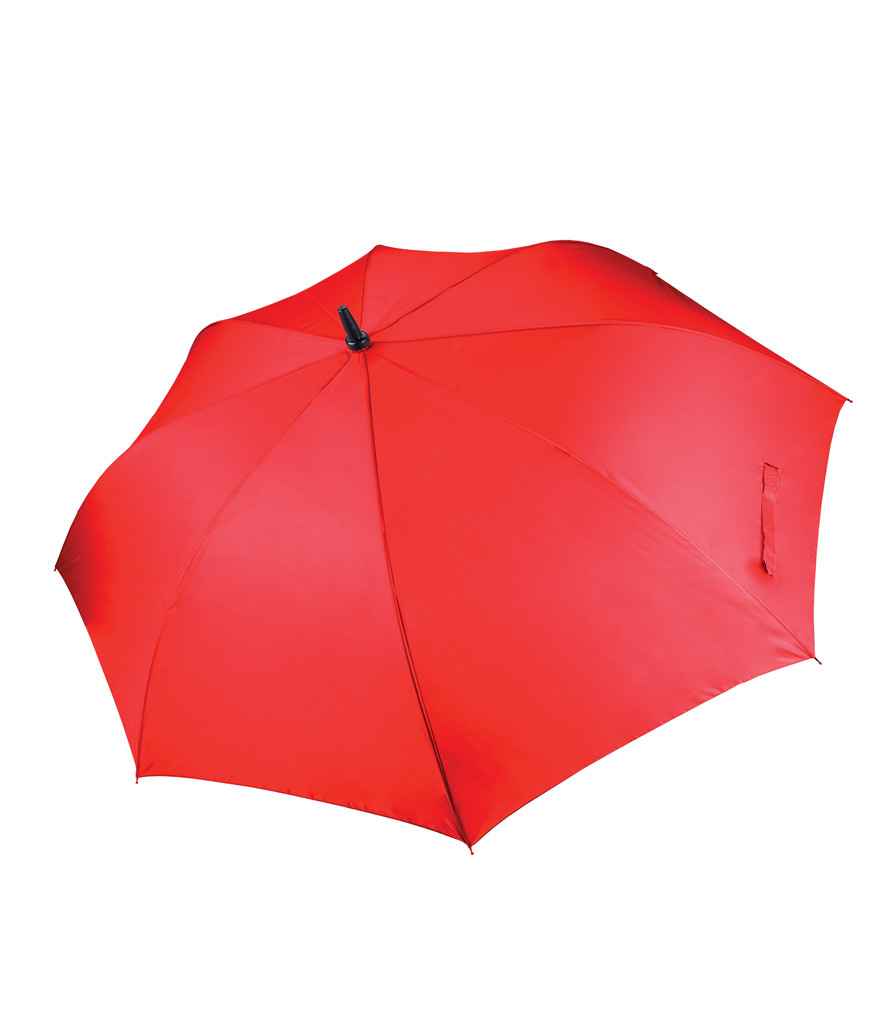Kimood Large Golf Umbrella in ONE Red by Kimood — Custom branded clothing by Print Press, featuring premium embroidery produced in our specialist print lab in the UK.