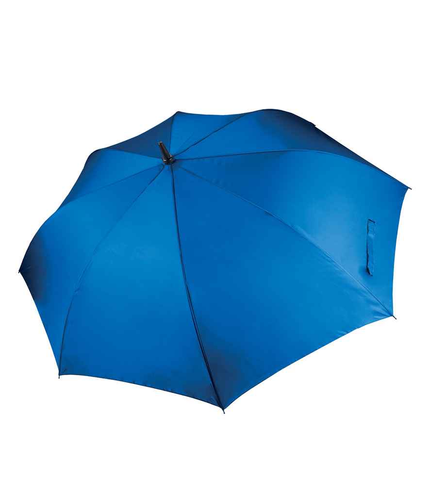 Kimood Large Golf Umbrella in ONE Royal Blue by Kimood — Custom branded clothing by Print Press, featuring premium embroidery produced in our specialist print lab in the UK.