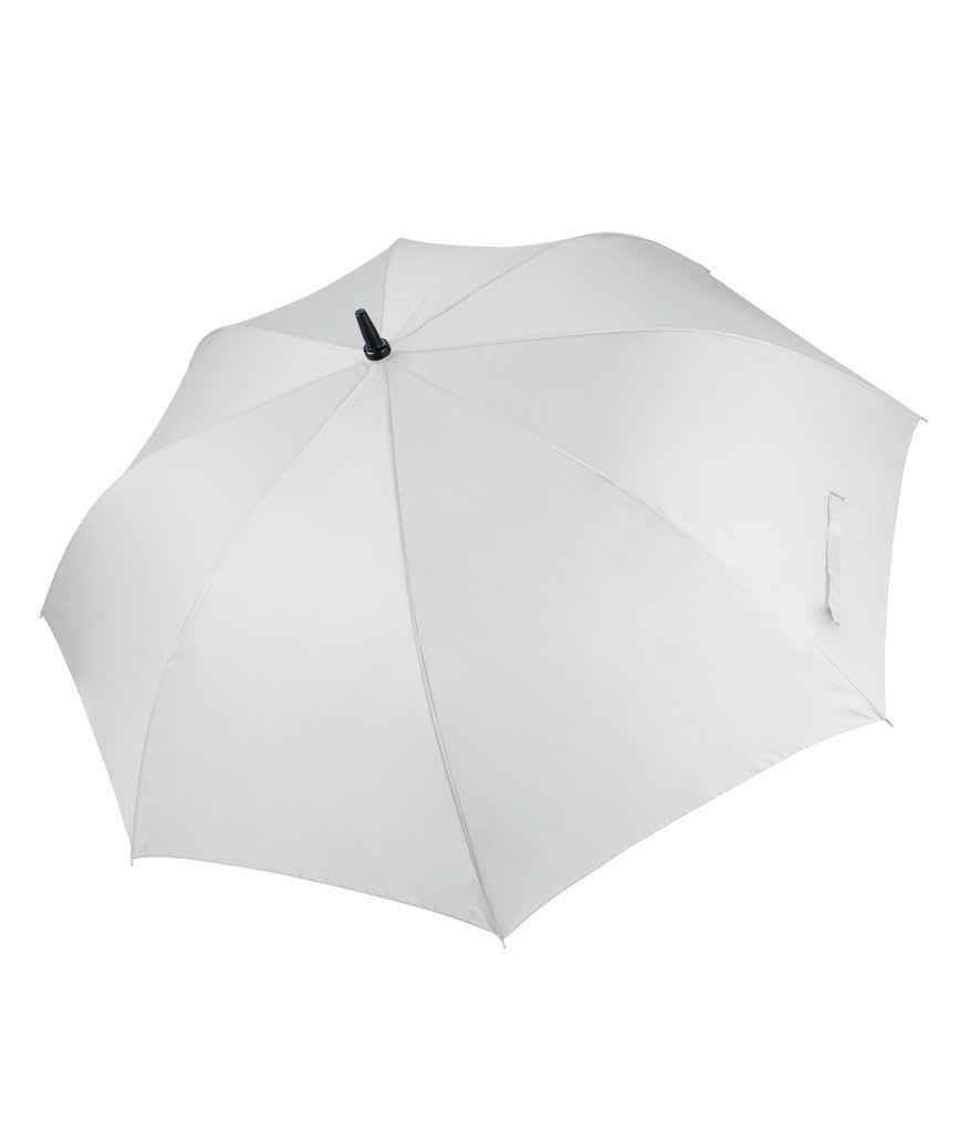 Kimood Large Golf Umbrella in ONE White by Kimood — Custom branded clothing by Print Press, featuring premium embroidery produced in our specialist print lab in the UK.