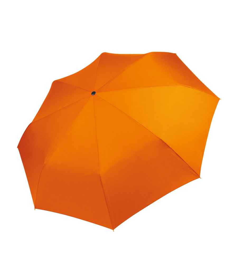 Kimood Foldable Mini Umbrella in ONE Orange by Kimood — Custom branded clothing by Print Press, featuring premium embroidery produced in our specialist print lab in the UK.