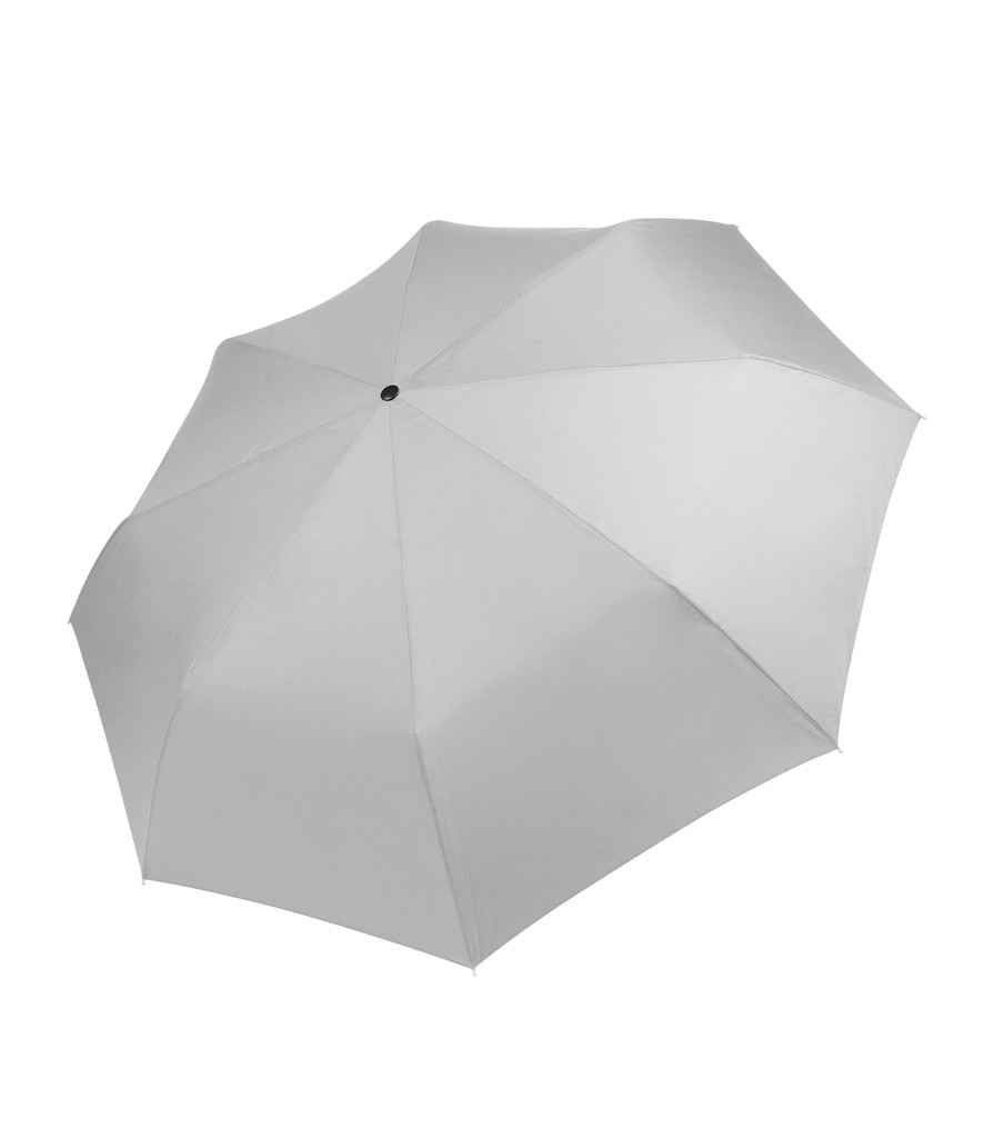 Kimood Foldable Mini Umbrella in ONE White by Kimood — Custom branded clothing by Print Press, featuring premium embroidery produced in our specialist print lab in the UK.