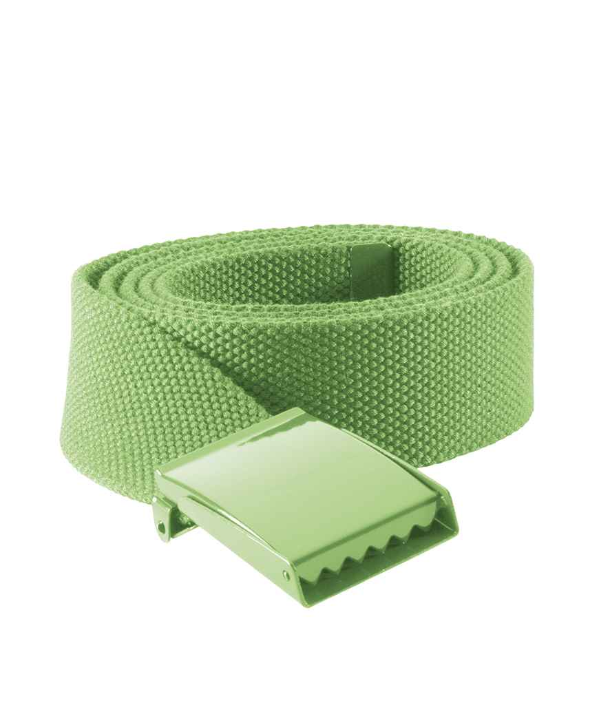 K-UP Polyester Belt in ONE Lime Green by K-Up — Custom branded clothing by Print Press, featuring premium embroidery produced in our specialist print lab in the UK.