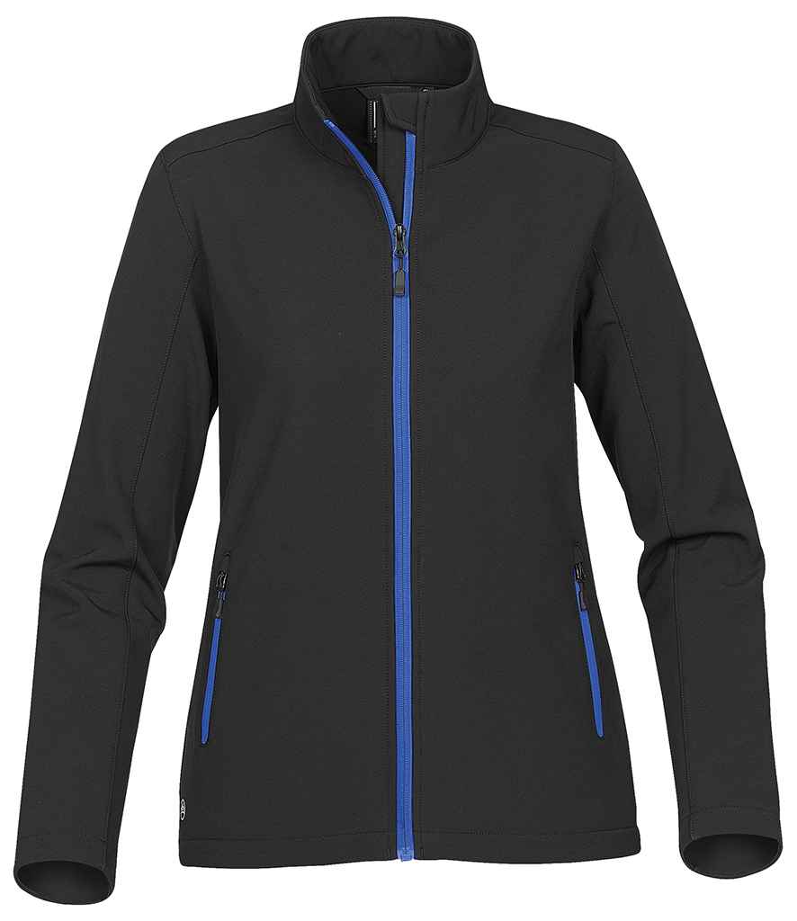 Stormtech Ladies Orbiter Soft Shell Jacket in by Stormtech — Custom branded clothing by Print Press, featuring premium embroidery produced in our specialist print lab in the UK.