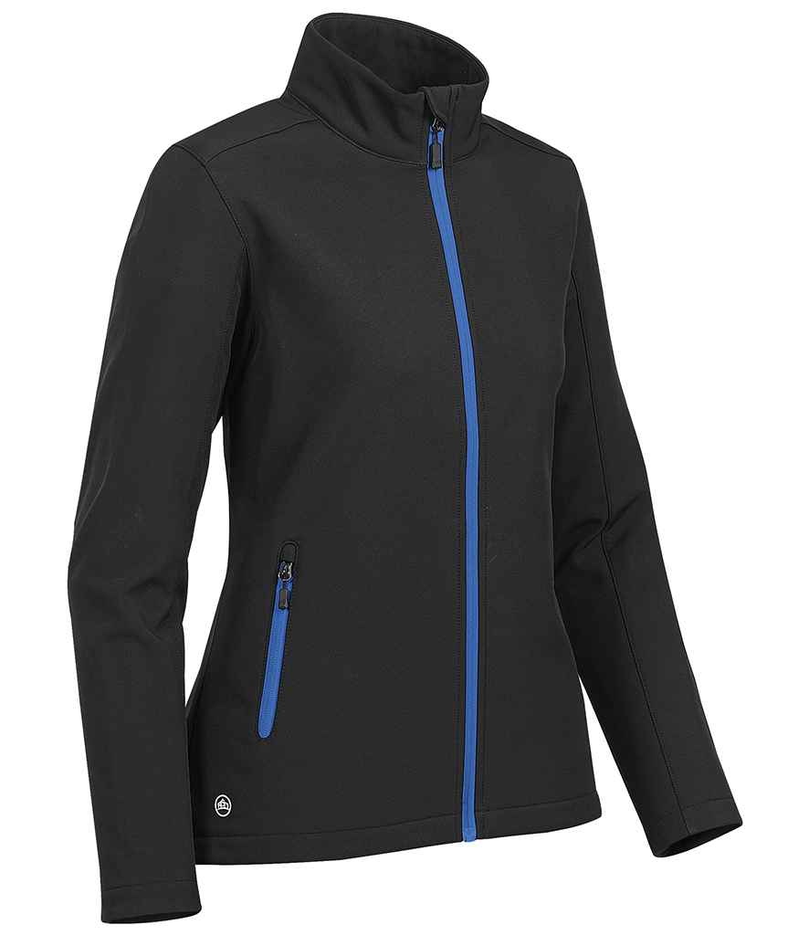 Stormtech Ladies Orbiter Soft Shell Jacket in by Stormtech — Custom branded clothing by Print Press, featuring premium embroidery produced in our specialist print lab in the UK.