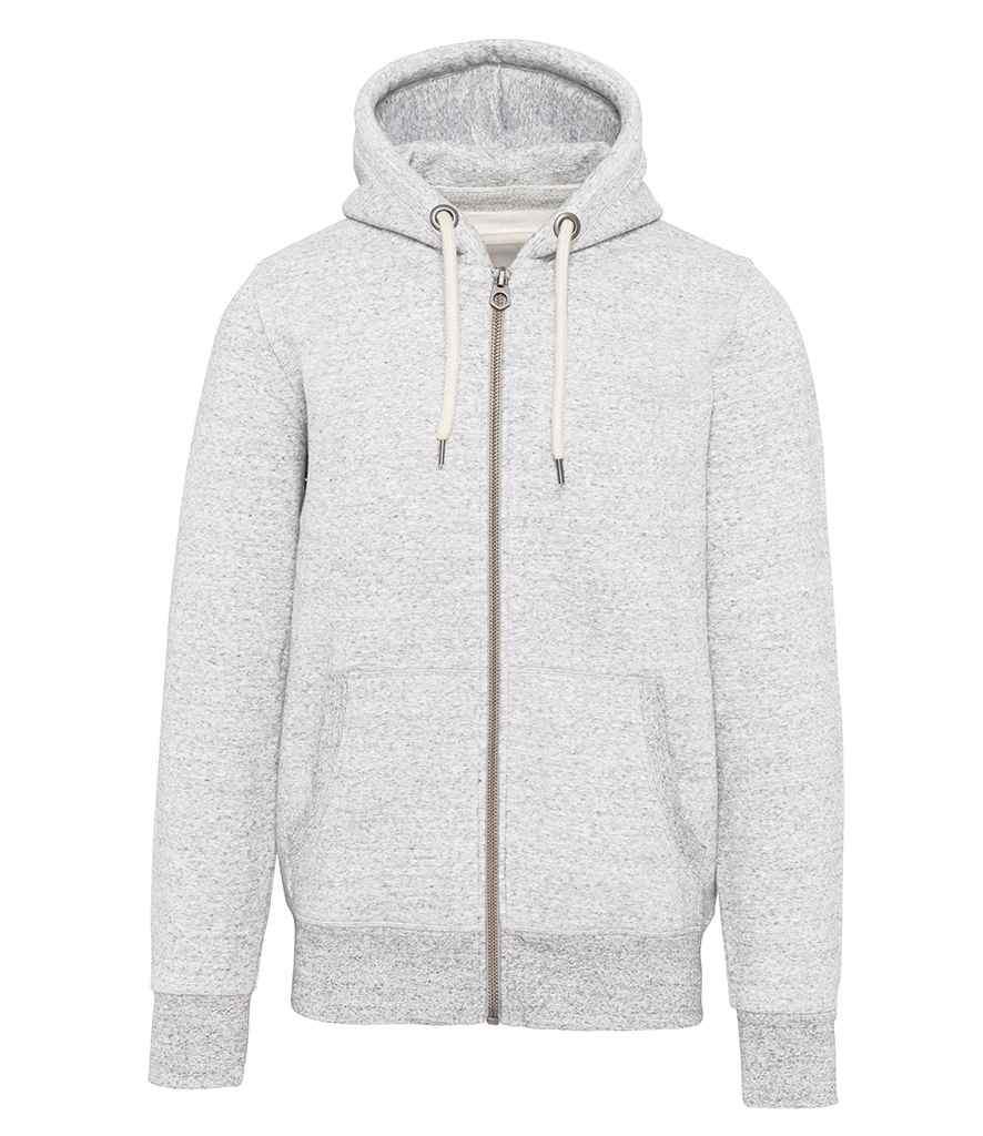 Kariban Vintage Zip Hooded Sweatshirt in by Kariban Vintage — Custom branded clothing by Print Press, featuring premium embroidery produced in our specialist print lab in the UK.