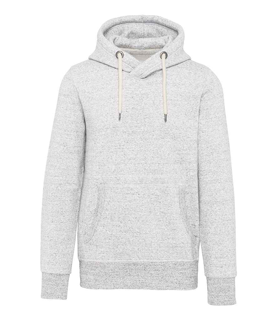 Kariban Vintage Hooded Sweatshirt in Ash Heather Grey by Kariban Vintage — Custom branded clothing by Print Press, featuring premium embroidery produced in our specialist print lab in the UK.