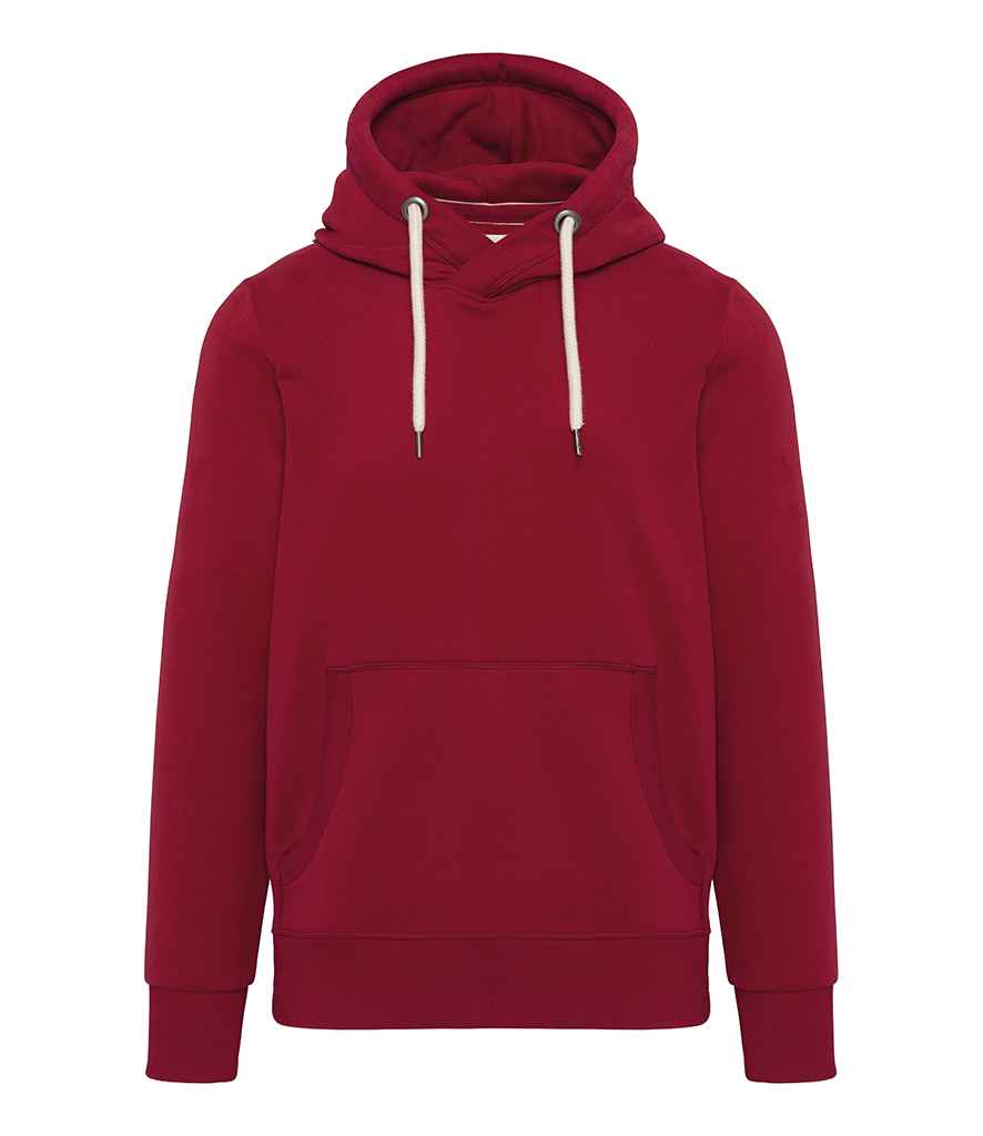 Kariban Vintage Hooded Sweatshirt in Vintage Dark Red by Kariban Vintage — Custom branded clothing by Print Press, featuring premium embroidery produced in our specialist print lab in the UK.