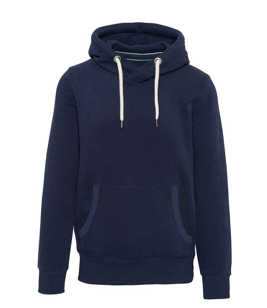 Kariban Vintage Hooded Sweatshirt in Vintage Navy by Kariban Vintage — Custom branded clothing by Print Press, featuring premium embroidery produced in our specialist print lab in the UK.