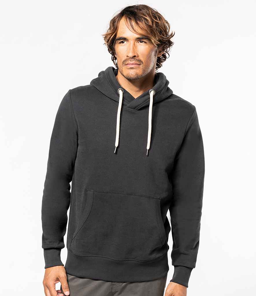 Kariban Vintage Hooded Sweatshirt in Vintage Charcoal by Kariban Vintage — Custom branded clothing by Print Press, featuring premium embroidery produced in our specialist print lab in the UK.