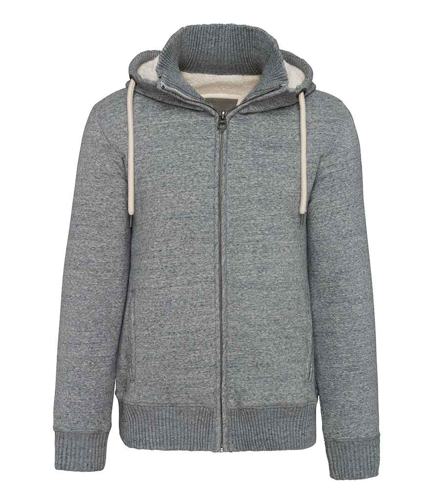Kariban Vintage Sherpa Lined Hooded Sweatshirt in by Kariban Vintage — Custom branded clothing by Print Press, featuring premium embroidery produced in our specialist print lab in the UK.
