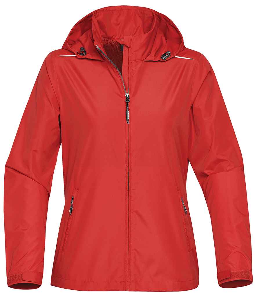 Stormtech Ladies Nautilus Performance Shell Jacket in by Stormtech — Custom branded clothing by Print Press, featuring premium embroidery produced in our specialist print lab in the UK.