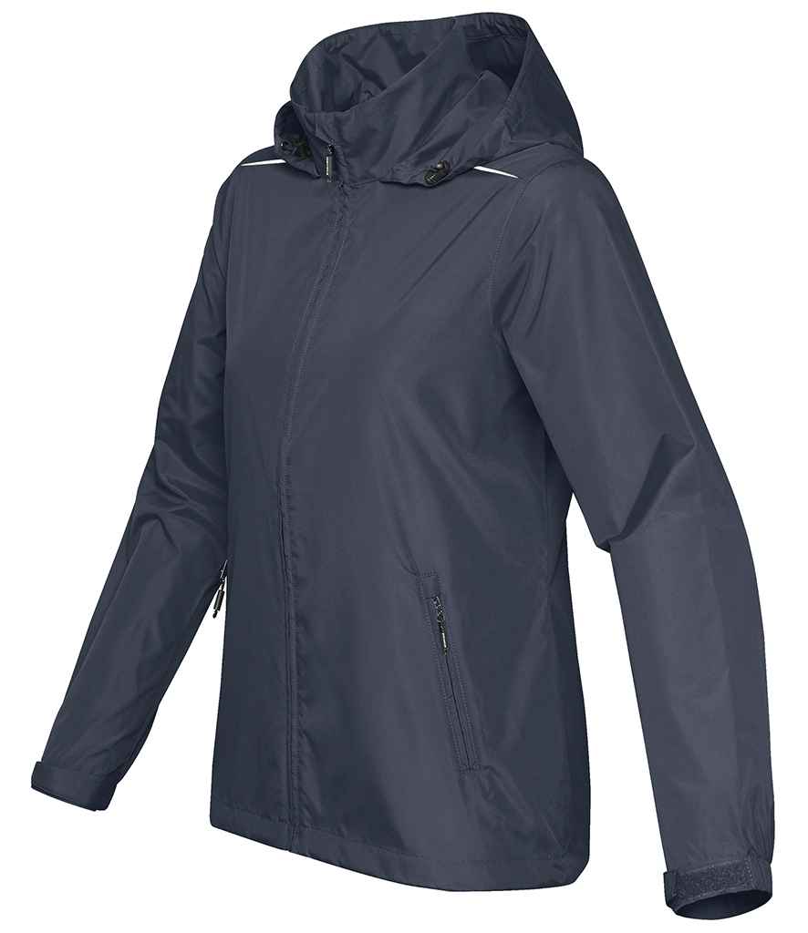 Stormtech Ladies Nautilus Performance Shell Jacket in by Stormtech — Custom branded clothing by Print Press, featuring premium embroidery produced in our specialist print lab in the UK.