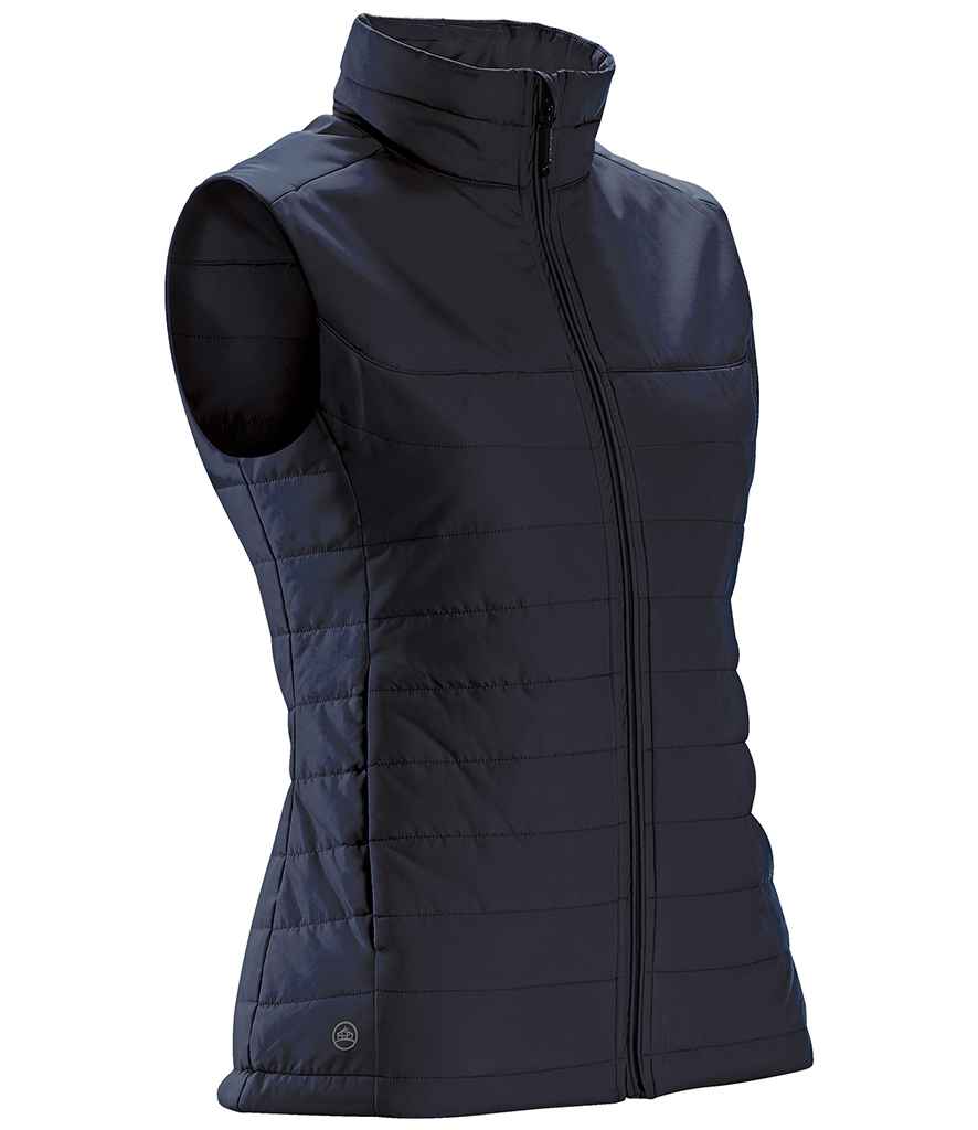 Stormtech Ladies Nautilus Quilted Bodywarmer in by Stormtech — Custom branded clothing by Print Press, featuring premium embroidery produced in our specialist print lab in the UK.