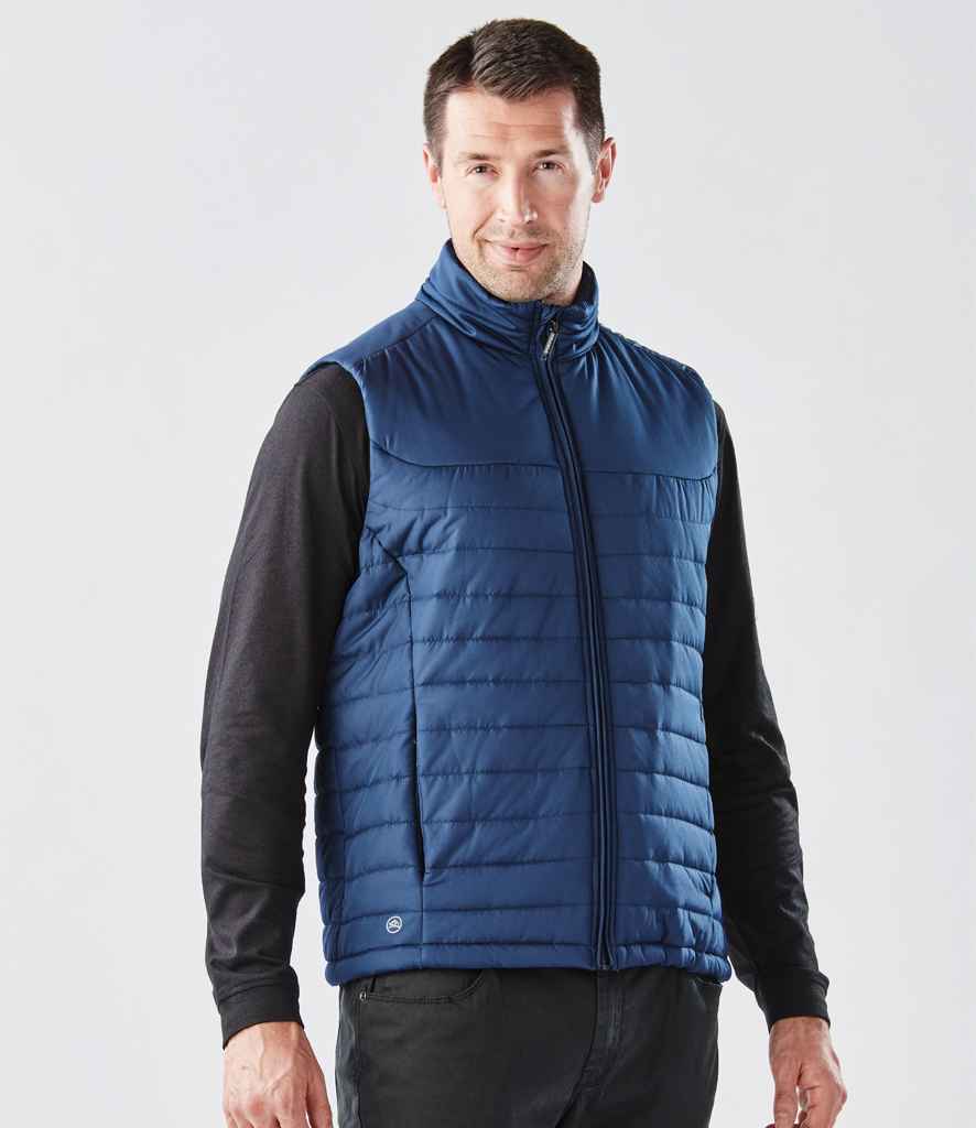 Stormtech Nautilus Quilted Bodywarmer in Navy by Stormtech — Custom branded clothing by Print Press, featuring premium embroidery produced in our specialist print lab in the UK.