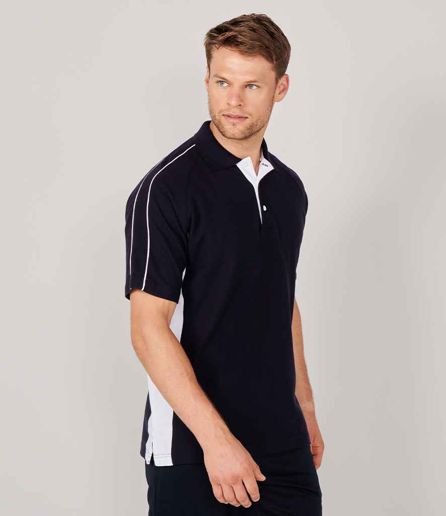 Finden and Hales Sports Cotton Pique Polo Shirt in by Finden + Hales — Custom branded clothing by Print Press, featuring premium embroidery produced in our specialist print lab in the UK.