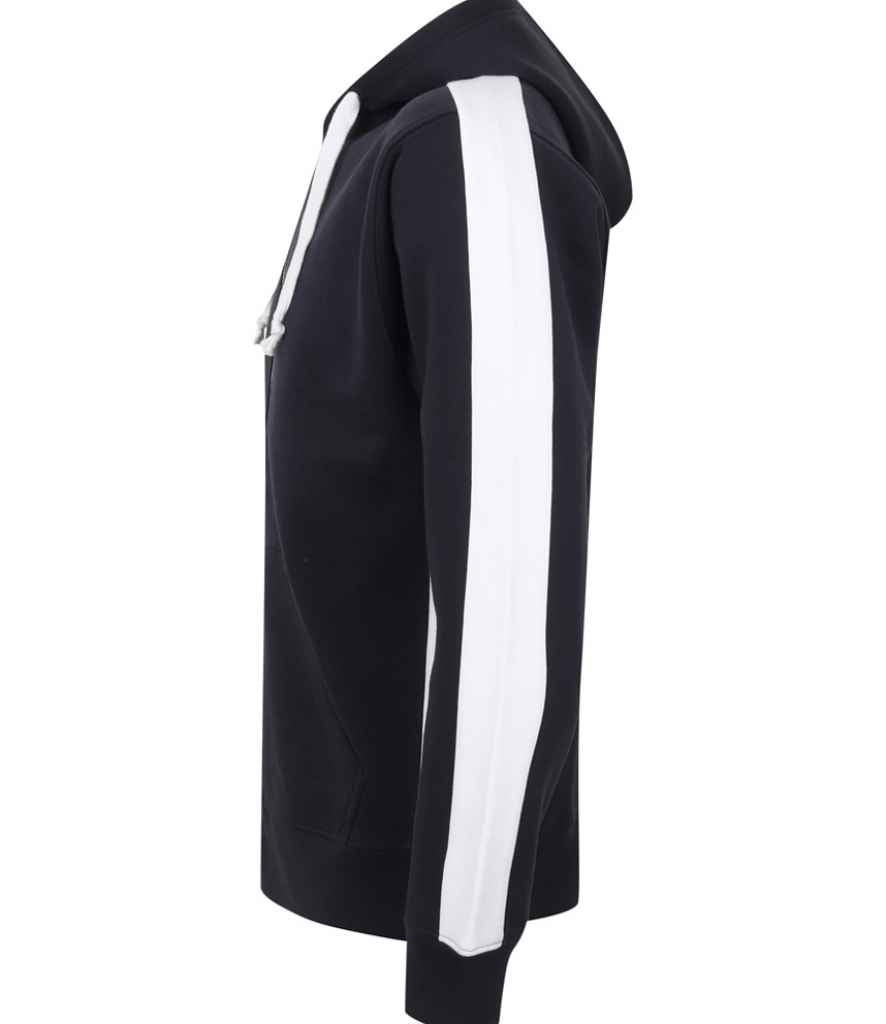 Finden and Hales Contrast Zip Hooded Sweatshirt in by Finden + Hales — Custom branded clothing by Print Press, featuring premium embroidery produced in our specialist print lab in the UK.