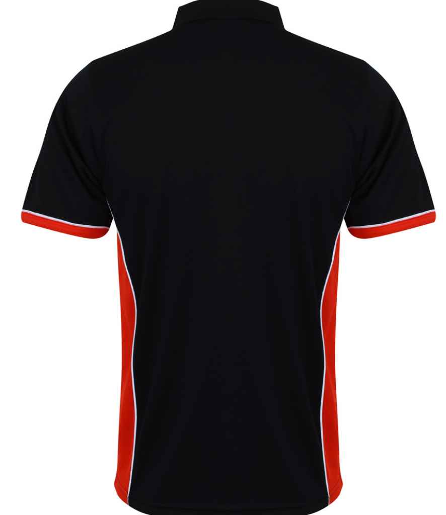 Finden and Hales Contrast Panel Polo Shirt in by Finden + Hales — Custom branded clothing by Print Press, featuring premium embroidery produced in our specialist print lab in the UK.