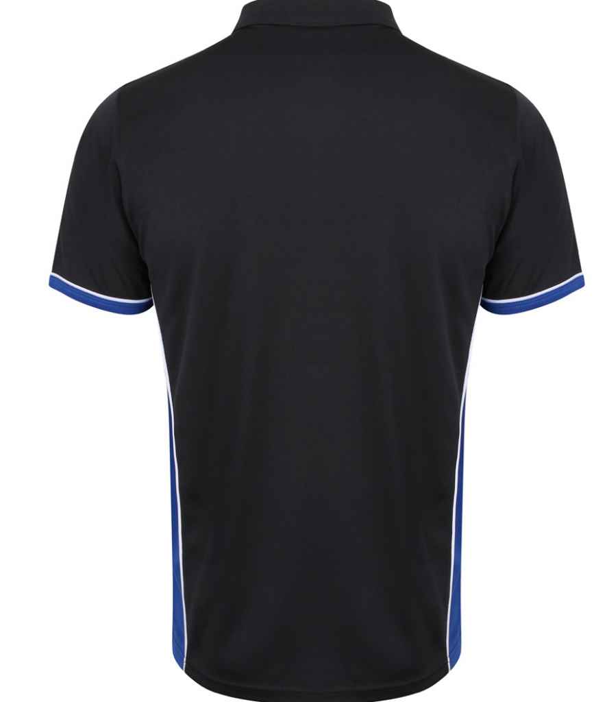 Finden and Hales Contrast Panel Polo Shirt in by Finden + Hales — Custom branded clothing by Print Press, featuring premium embroidery produced in our specialist print lab in the UK.