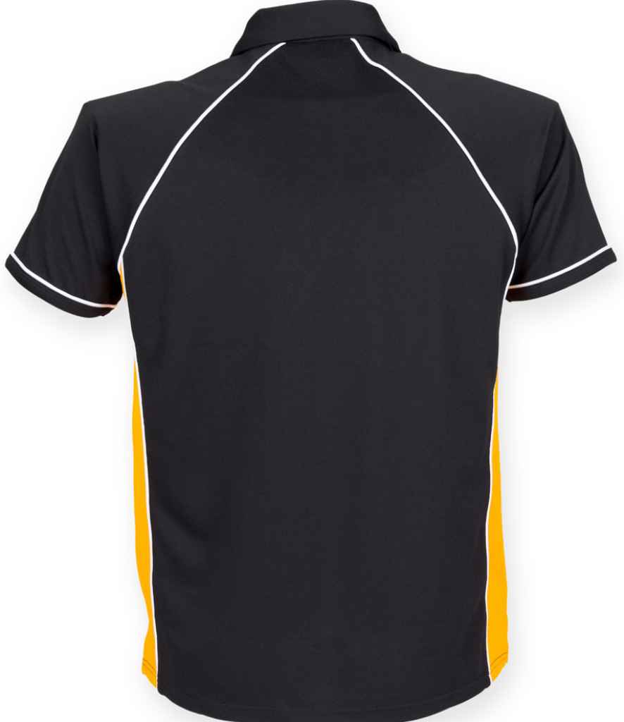 Finden and Hales Performance Piped Polo Shirt in by Finden + Hales — Custom branded clothing by Print Press, featuring premium embroidery produced in our specialist print lab in the UK.