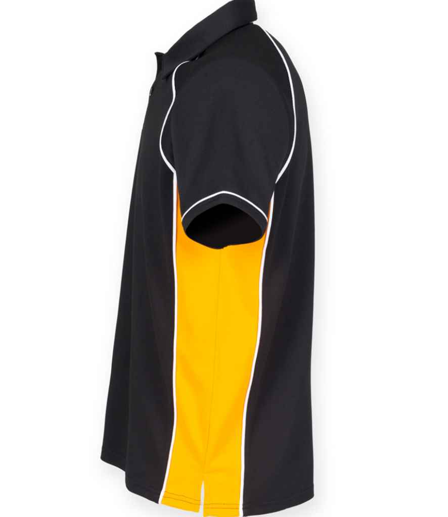 Finden and Hales Performance Piped Polo Shirt in by Finden + Hales — Custom branded clothing by Print Press, featuring premium embroidery produced in our specialist print lab in the UK.