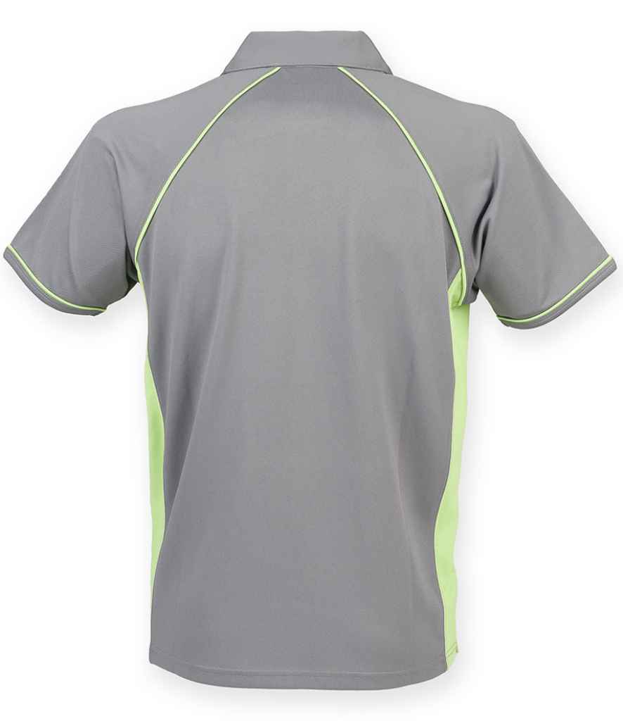 Finden and Hales Performance Piped Polo Shirt in by Finden + Hales — Custom branded clothing by Print Press, featuring premium embroidery produced in our specialist print lab in the UK.