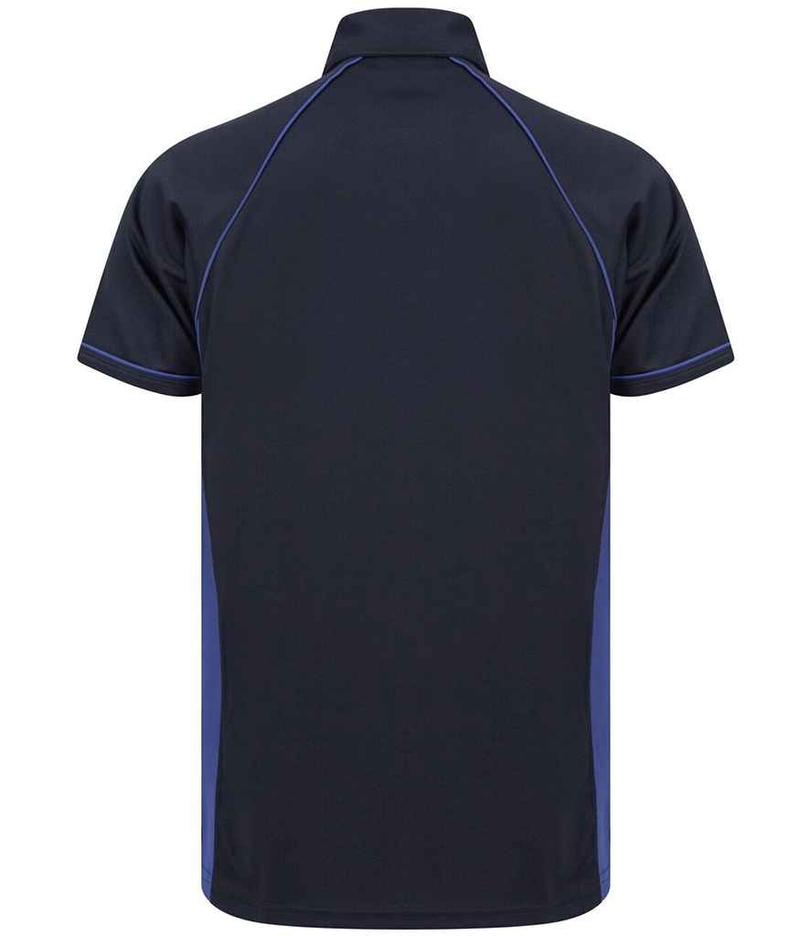 Finden and Hales Performance Piped Polo Shirt in by Finden + Hales — Custom branded clothing by Print Press, featuring premium embroidery produced in our specialist print lab in the UK.