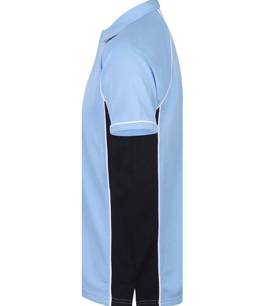 Finden and Hales Performance Piped Polo Shirt in by Finden + Hales — Custom branded clothing by Print Press, featuring premium embroidery produced in our specialist print lab in the UK.