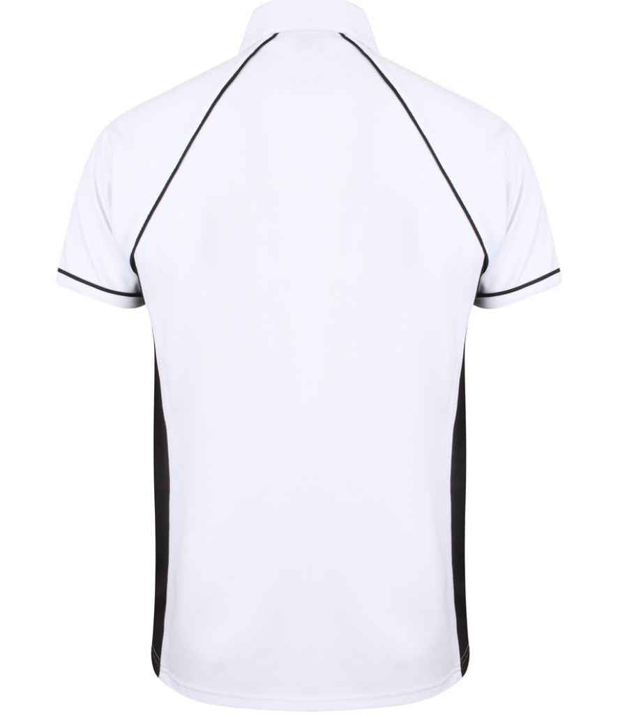 Finden and Hales Performance Piped Polo Shirt in by Finden + Hales — Custom branded clothing by Print Press, featuring premium embroidery produced in our specialist print lab in the UK.