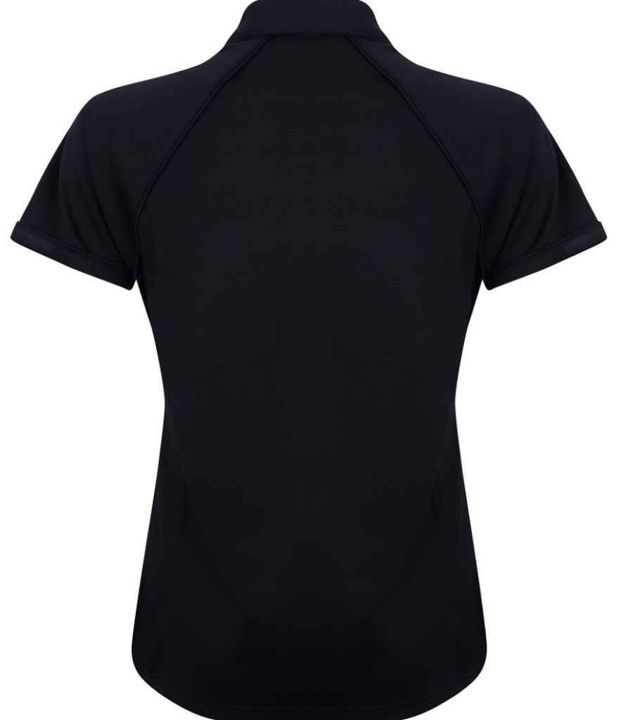 Finden and Hales Ladies Performance Piped Polo Shirt in by Finden + Hales — Custom branded clothing by Print Press, featuring premium embroidery produced in our specialist print lab in the UK.
