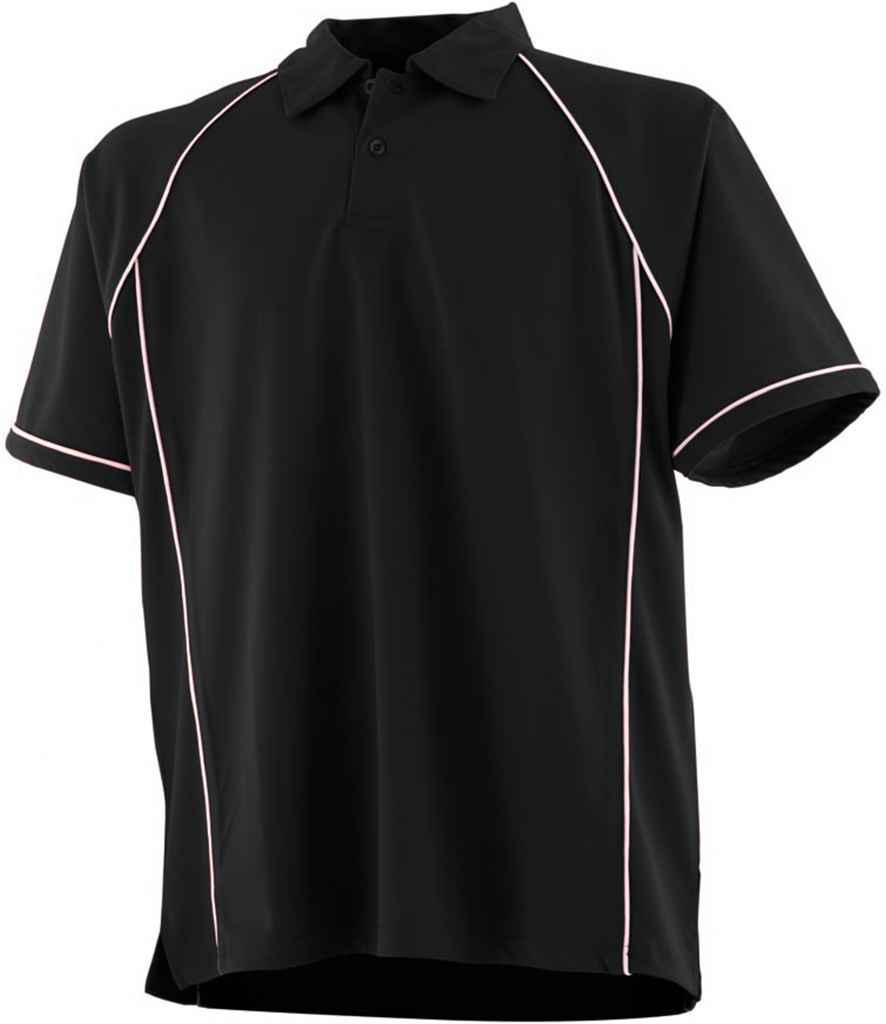 Finden and Hales Kids Performance Piped Polo Shirt in by Finden + Hales — Custom branded clothing by Print Press, featuring premium embroidery produced in our specialist print lab in the UK.