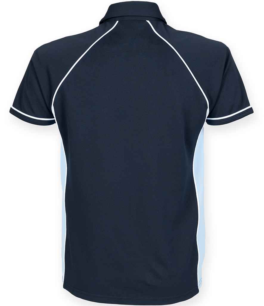 Finden and Hales Kids Performance Piped Polo Shirt in by Finden + Hales — Custom branded clothing by Print Press, featuring premium embroidery produced in our specialist print lab in the UK.
