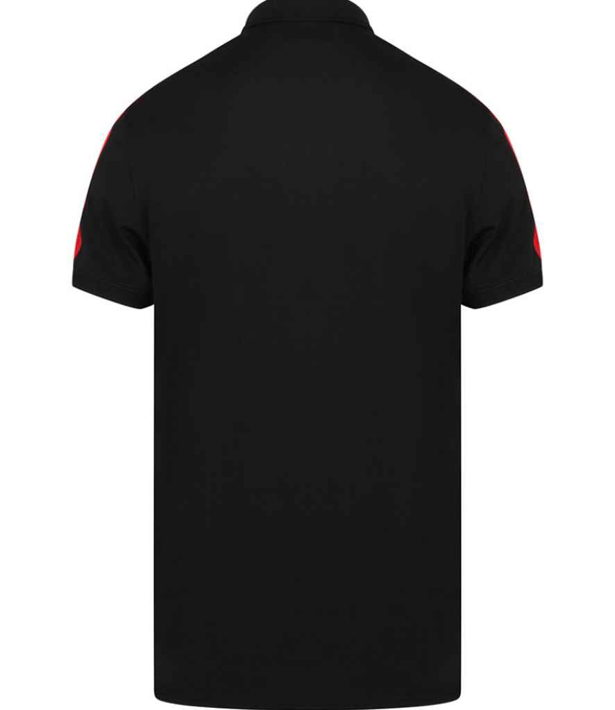 Finden and Hales Unisex Contrast Panel Pique Polo Shirt in by Finden + Hales — Custom branded clothing by Print Press, featuring premium embroidery produced in our specialist print lab in the UK.