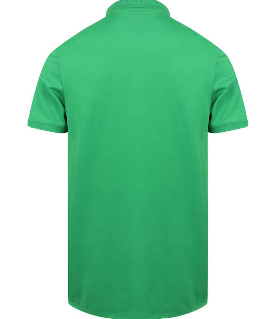 Finden and Hales Unisex Contrast Panel Pique Polo Shirt in by Finden + Hales — Custom branded clothing by Print Press, featuring premium embroidery produced in our specialist print lab in the UK.