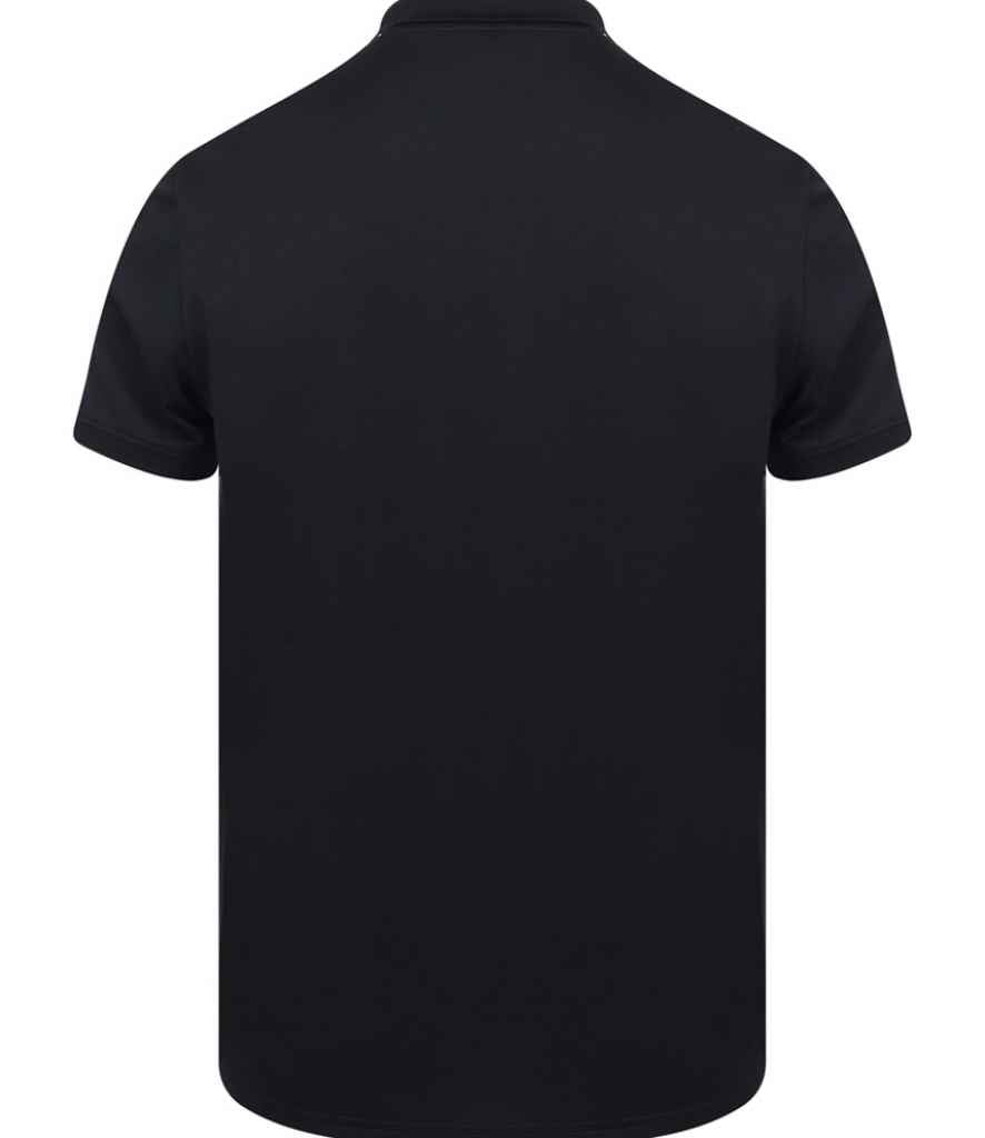 Finden and Hales Unisex Contrast Panel Pique Polo Shirt in by Finden + Hales — Custom branded clothing by Print Press, featuring premium embroidery produced in our specialist print lab in the UK.