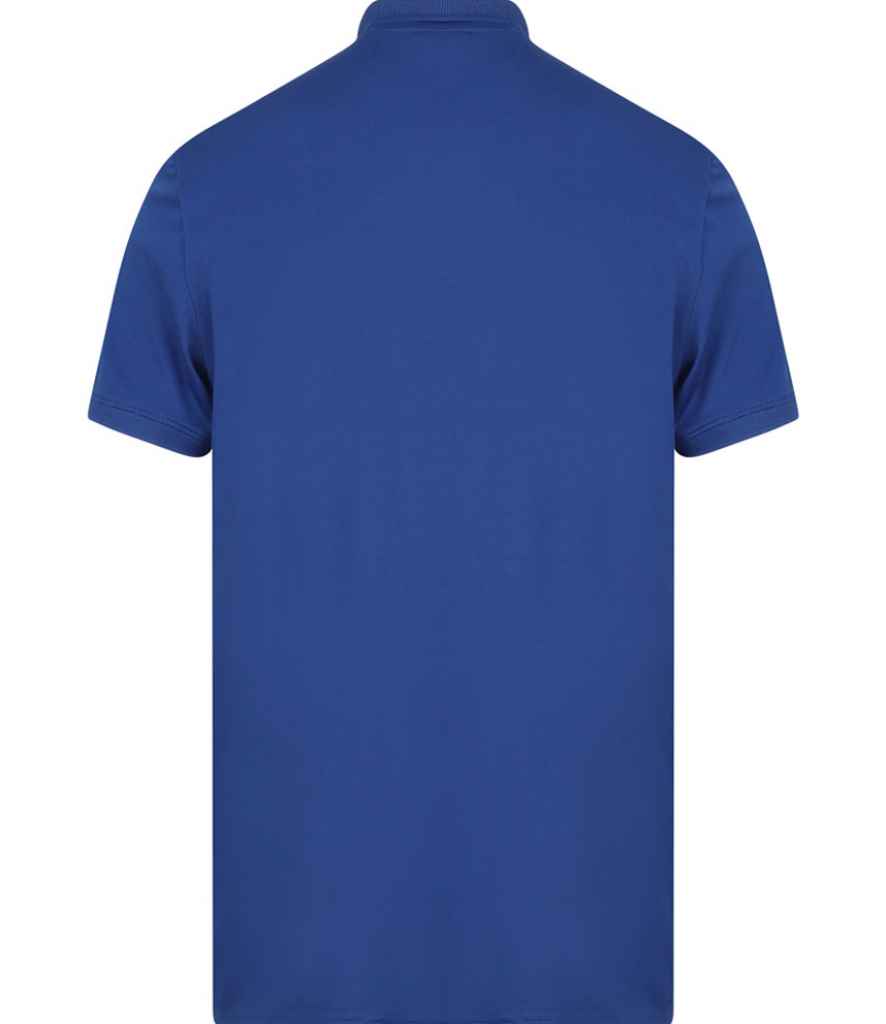 Finden and Hales Unisex Contrast Panel Pique Polo Shirt in by Finden + Hales — Custom branded clothing by Print Press, featuring premium embroidery produced in our specialist print lab in the UK.