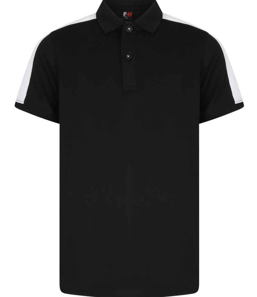 Finden and Hales Kids Contrast Panel Pique Polo Shirt in by Finden + Hales — Custom branded clothing by Print Press, featuring premium embroidery produced in our specialist print lab in the UK.
