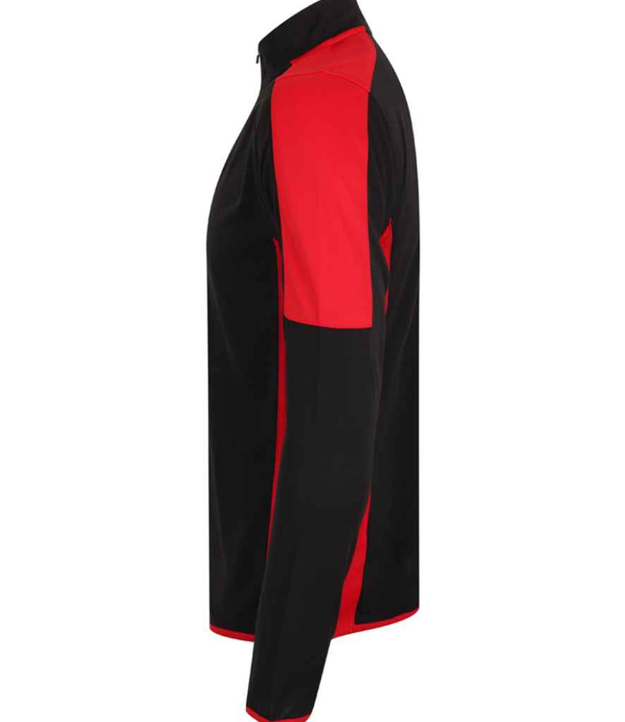 Finden and Hales Contrast Zip Neck Midlayer Top in by Finden + Hales — Custom branded clothing by Print Press, featuring premium embroidery produced in our specialist print lab in the UK.
