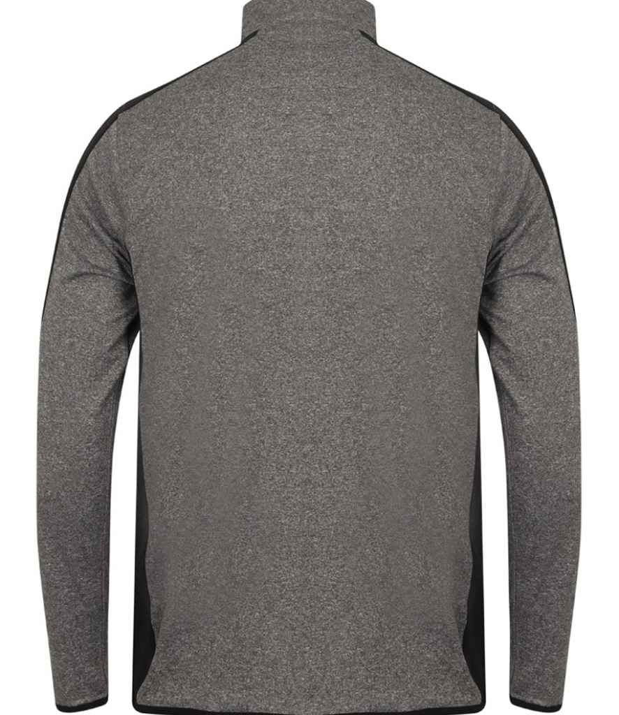 Finden and Hales Contrast Zip Neck Midlayer Top in by Finden + Hales — Custom branded clothing by Print Press, featuring premium embroidery produced in our specialist print lab in the UK.