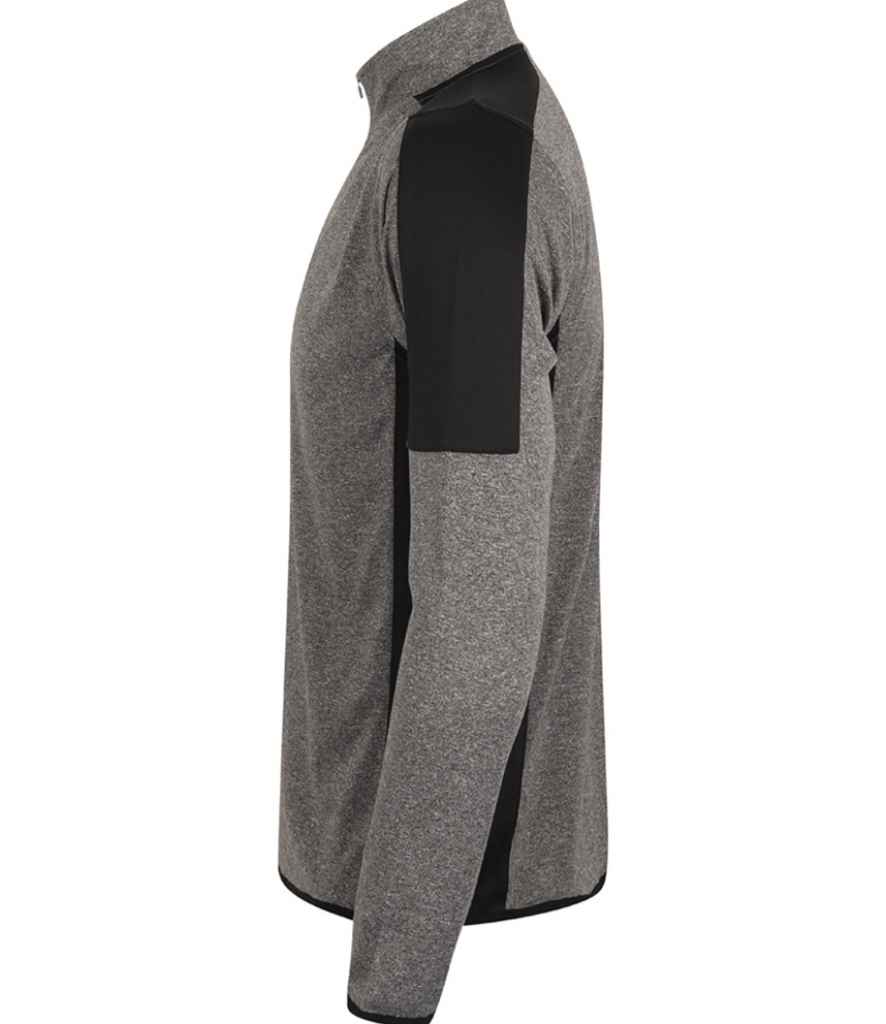 Finden and Hales Contrast Zip Neck Midlayer Top in by Finden + Hales — Custom branded clothing by Print Press, featuring premium embroidery produced in our specialist print lab in the UK.