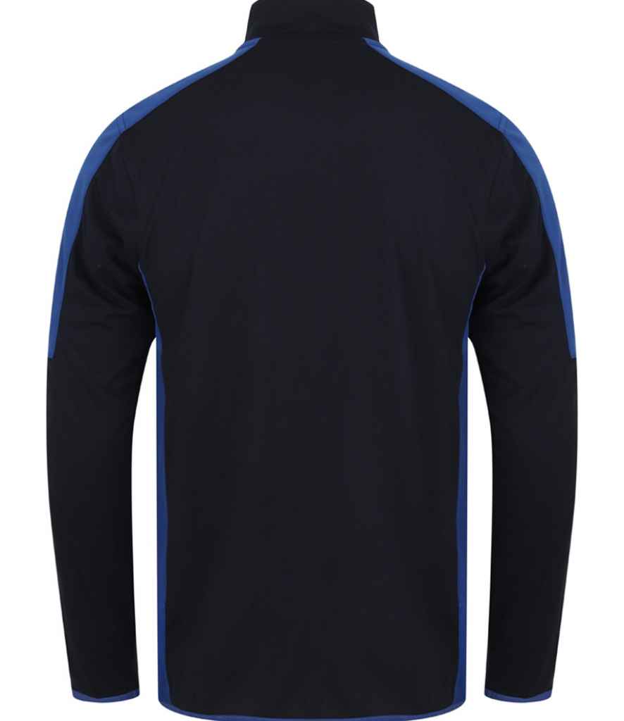Finden and Hales Contrast Zip Neck Midlayer Top in by Finden + Hales — Custom branded clothing by Print Press, featuring premium embroidery produced in our specialist print lab in the UK.