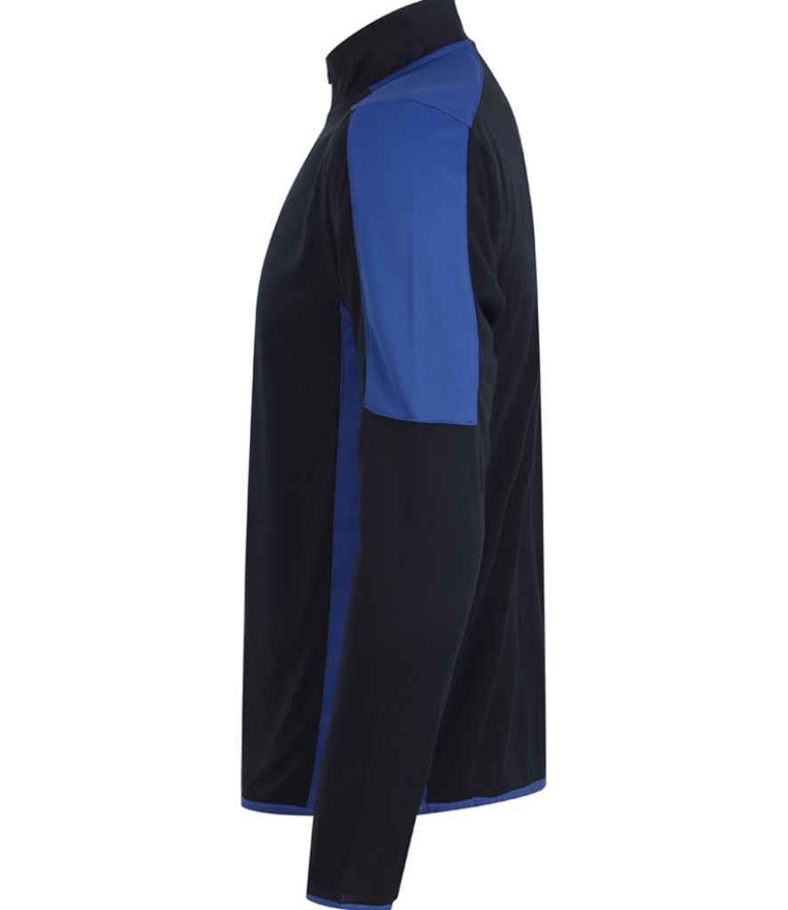 Finden and Hales Contrast Zip Neck Midlayer Top in by Finden + Hales — Custom branded clothing by Print Press, featuring premium embroidery produced in our specialist print lab in the UK.