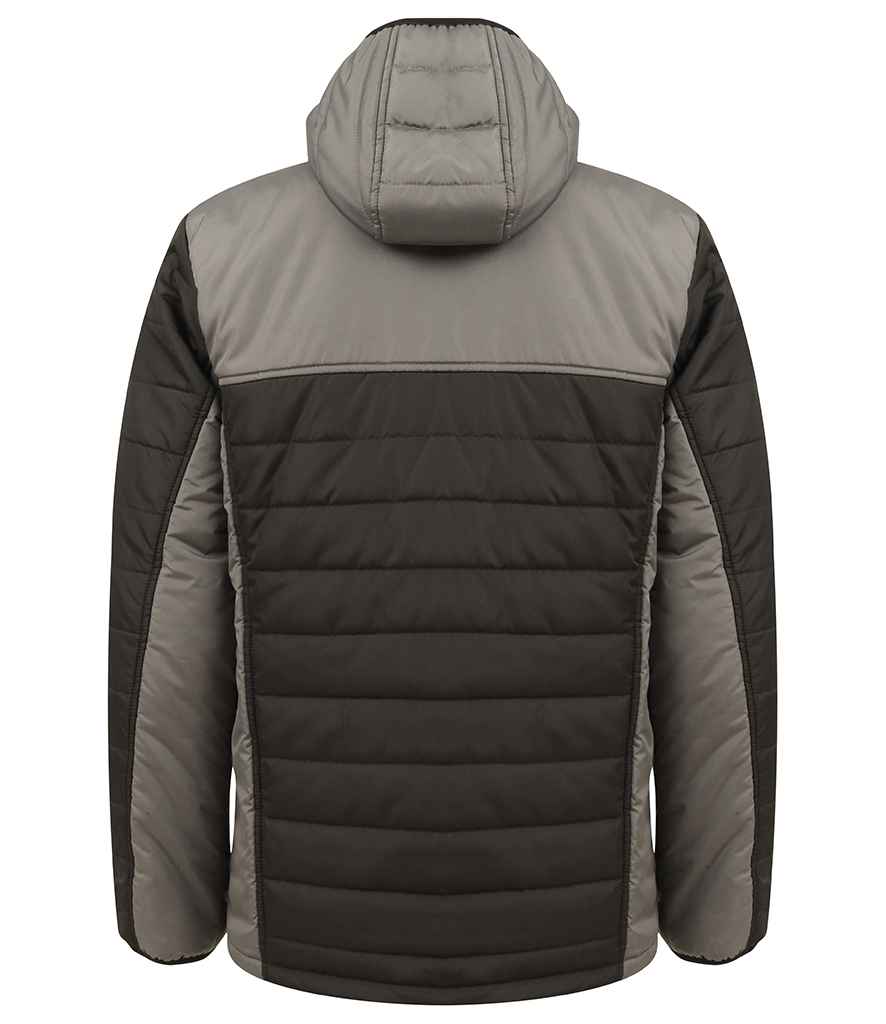 Finden and Hales Contrast Padded Jacket in by Finden + Hales — Custom branded clothing by Print Press, featuring premium embroidery produced in our specialist print lab in the UK.