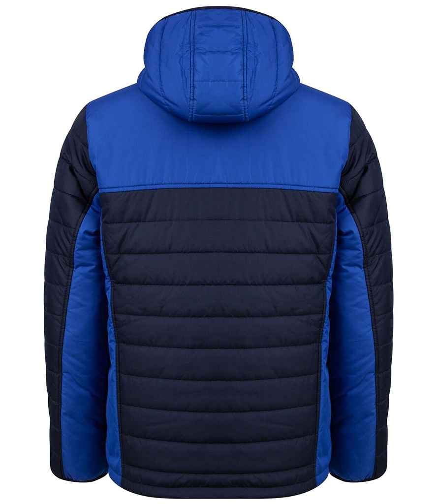 Finden and Hales Contrast Padded Jacket in by Finden + Hales — Custom branded clothing by Print Press, featuring premium embroidery produced in our specialist print lab in the UK.