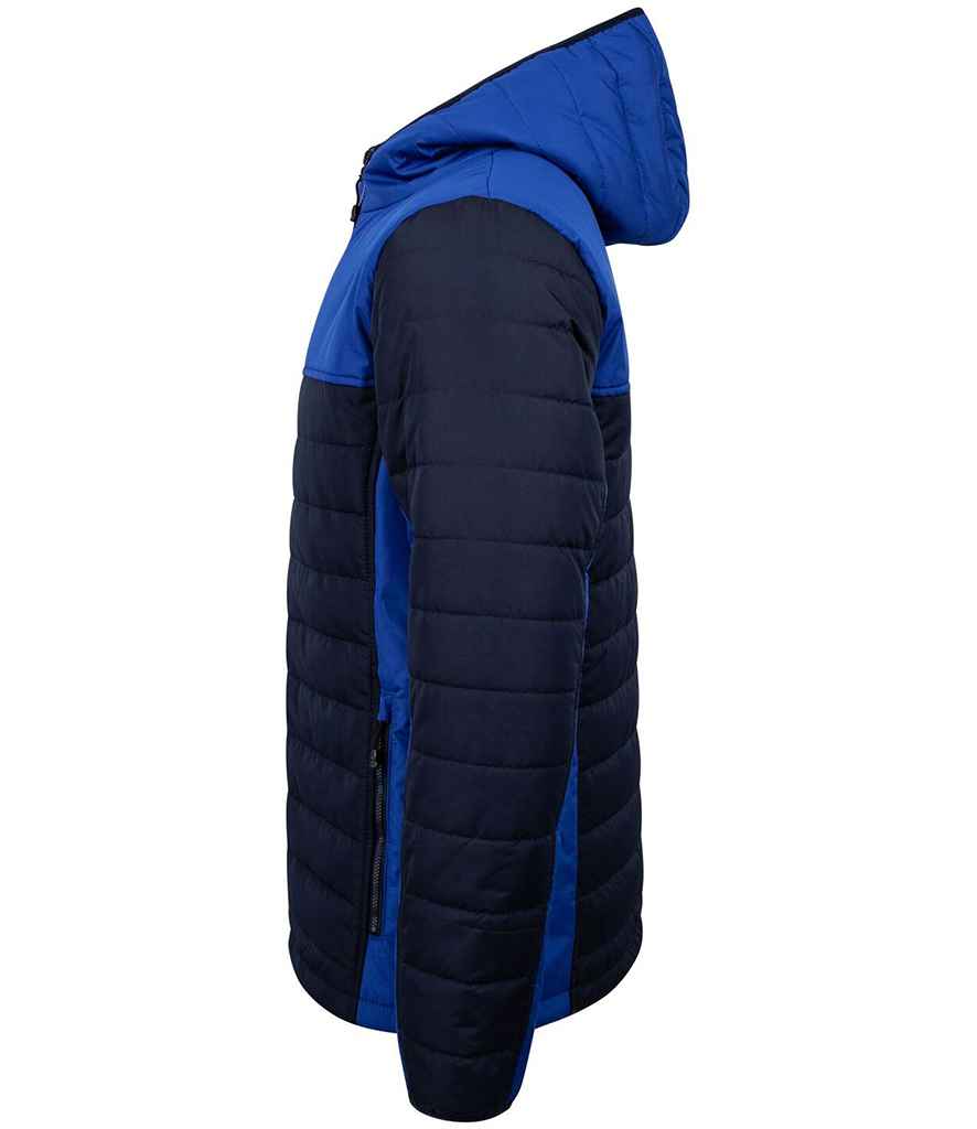 Finden and Hales Contrast Padded Jacket in by Finden + Hales — Custom branded clothing by Print Press, featuring premium embroidery produced in our specialist print lab in the UK.