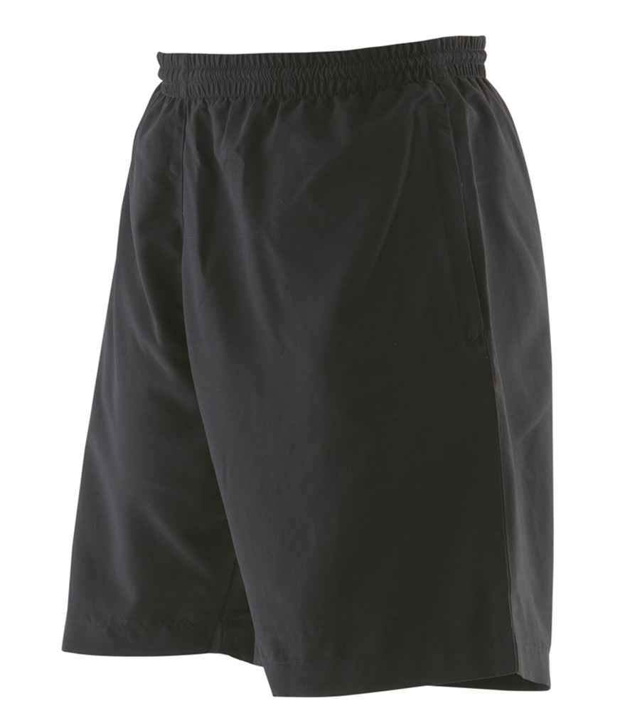 Finden and Hales Ladies Microfibre Shorts in by Finden + Hales — Custom branded clothing by Print Press, featuring premium embroidery produced in our specialist print lab in the UK.